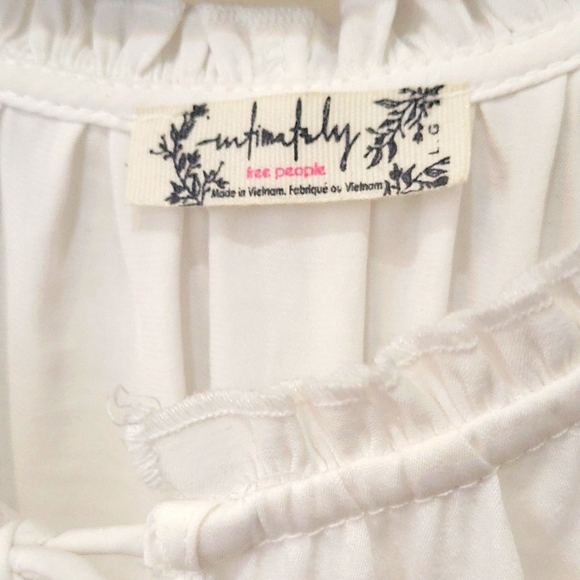 White Free People body suite, size large - Picture 3 of 3